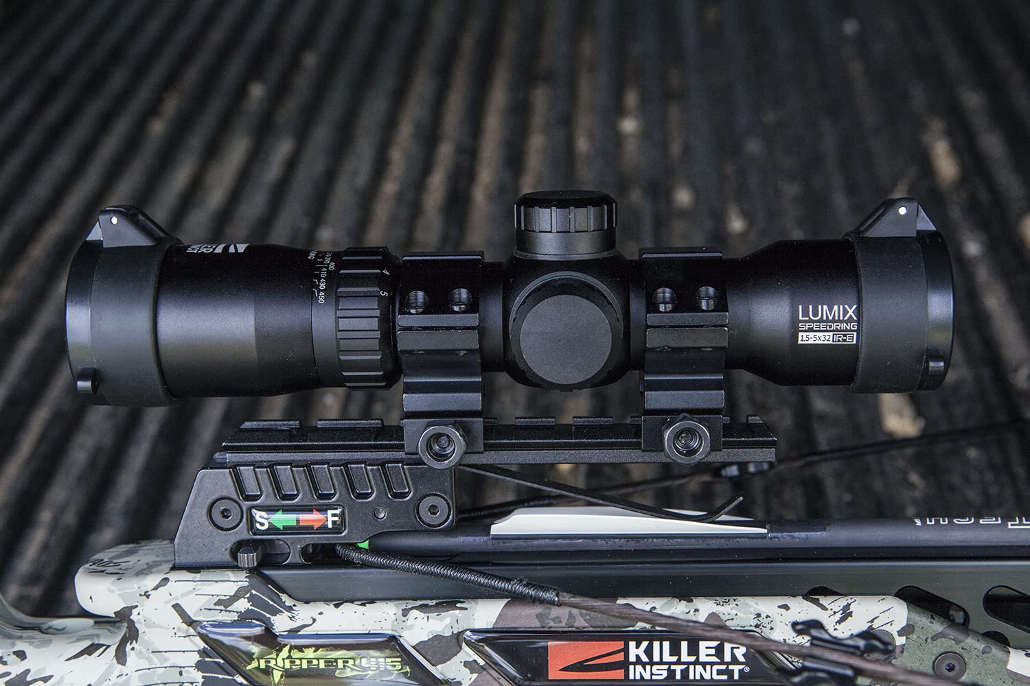 Killer Instinct Lumix Speedring Type-III hard coat anodizing reduces wear and glare