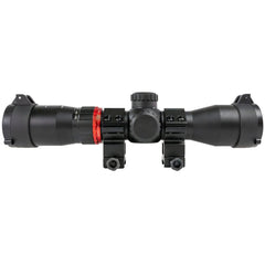 Killer Instinct Max View 2-7x36 front lens captures more light for clear dawn hunting