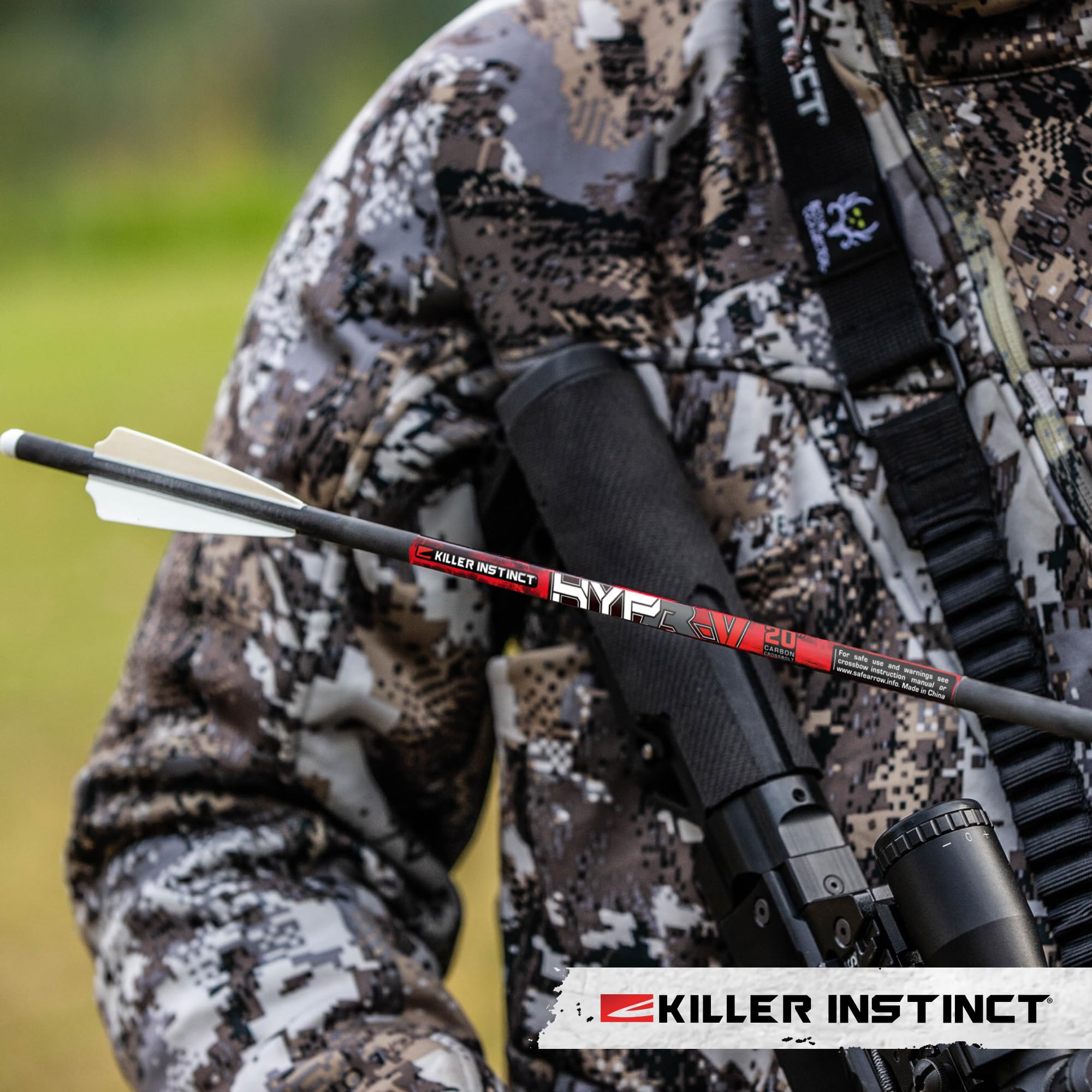 Killer Instinct narrow axle-to-axle compatibility boosts accuracy on compact bows.