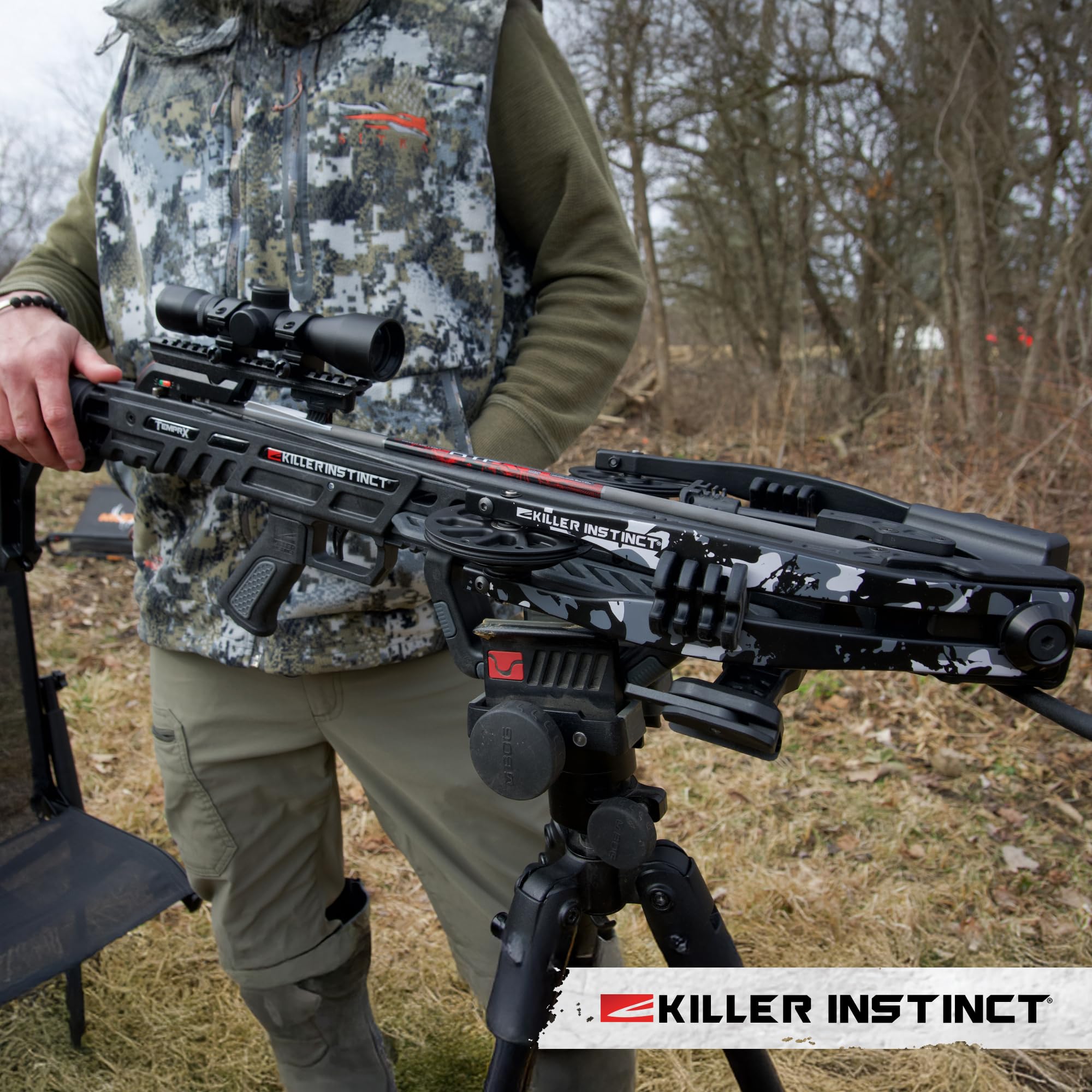 Killer Instinct 6-pack with 2025 model compatibility ready to shoot.