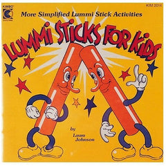 Kimbo Ed Lummi Sticks for Kids CD cover promotes rhythmic play and easy learning