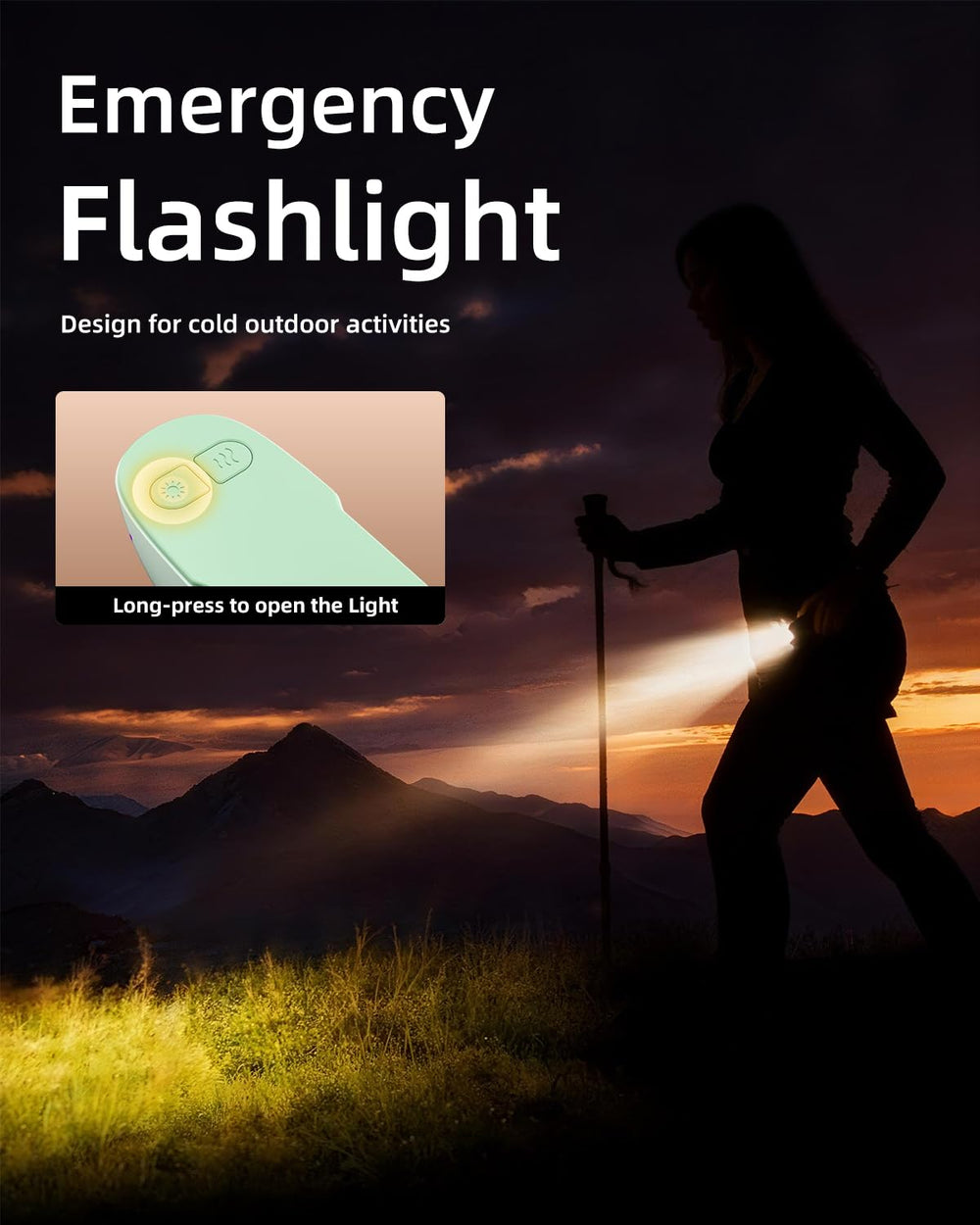 Kimguard 10000mAh rechargeable hand warmers for all-day warmth.