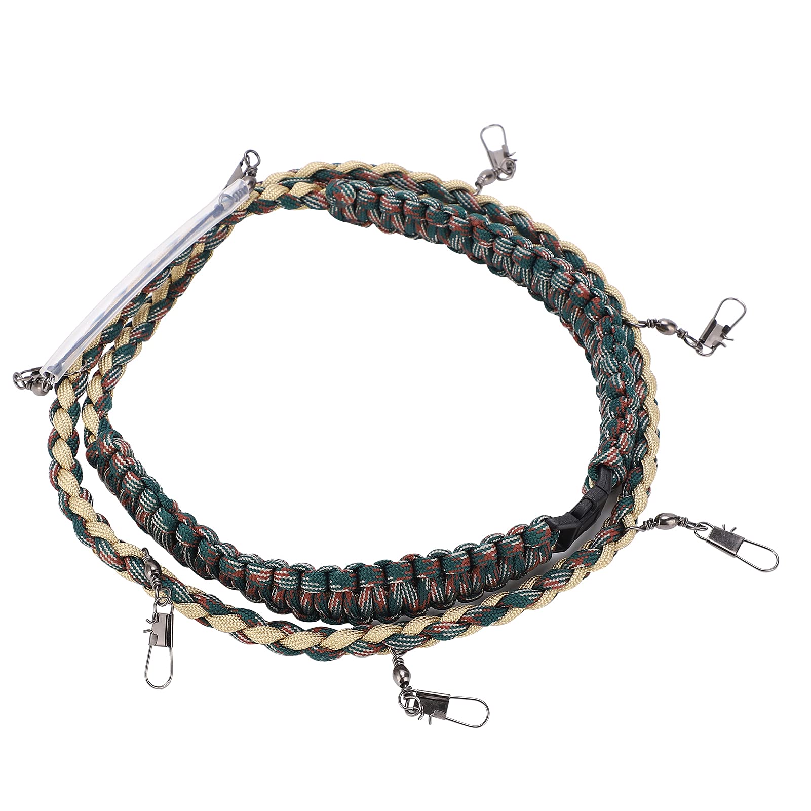 KIMISS Fly Fishing Lanyard full product view with clips