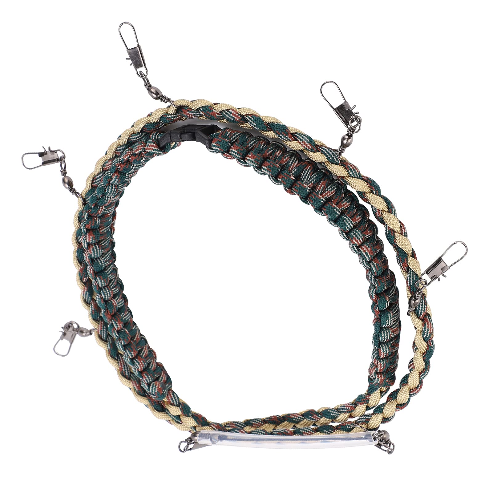 Close-up of sturdy nylon weave on KIMISS Fly Fishing Lanyard