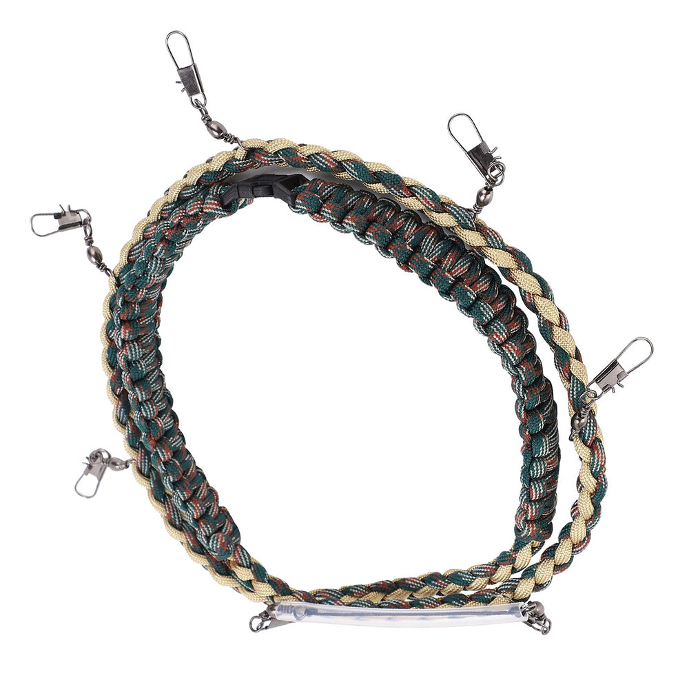 Close-up of sturdy nylon weave on KIMISS Fly Fishing Lanyard
