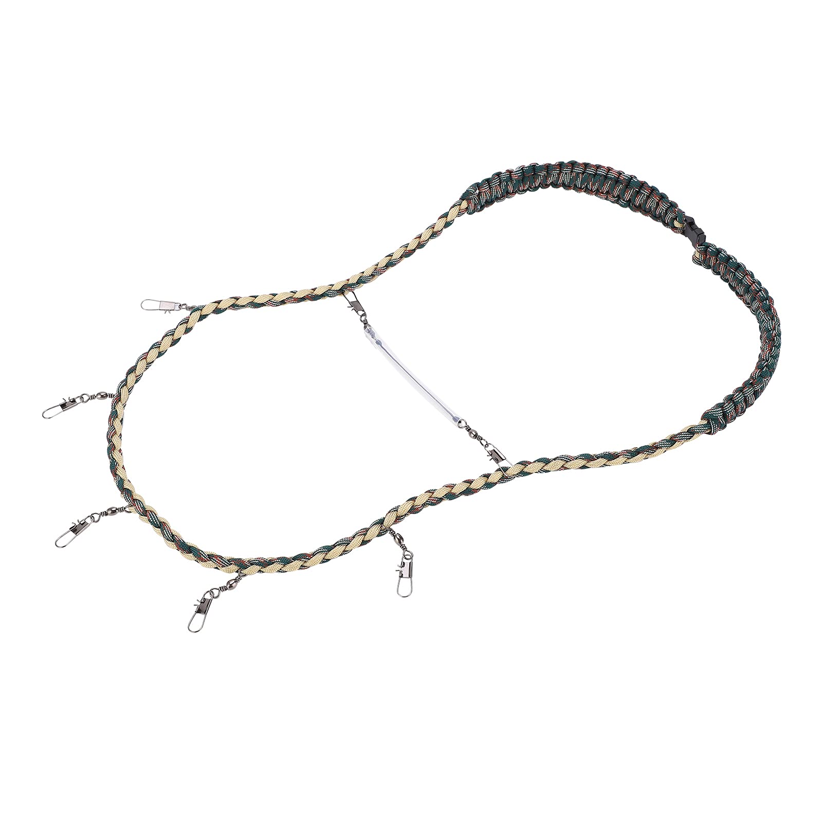 Tippet holder integrated into the lanyard