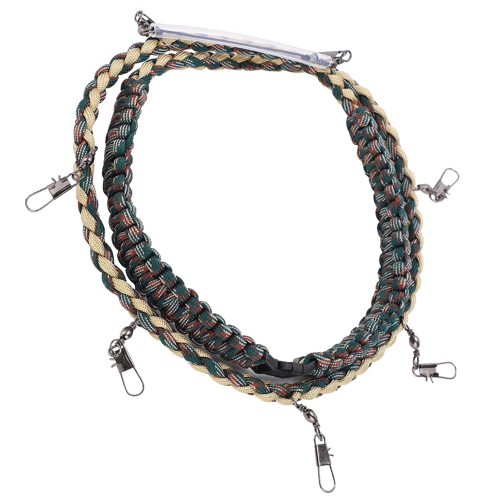 All-in-one fly fishing lanyard ready for action