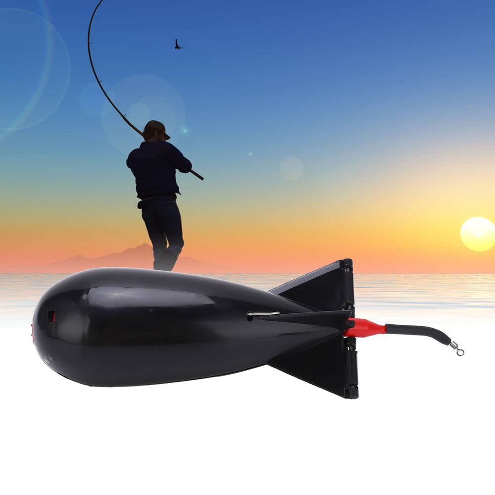 KIMISS large bomb float bait holder ready for precise releases across water.