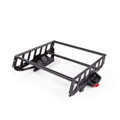KimpexConnect versatile rack side view highlights lightweight aluminum construction for rugged trail use.