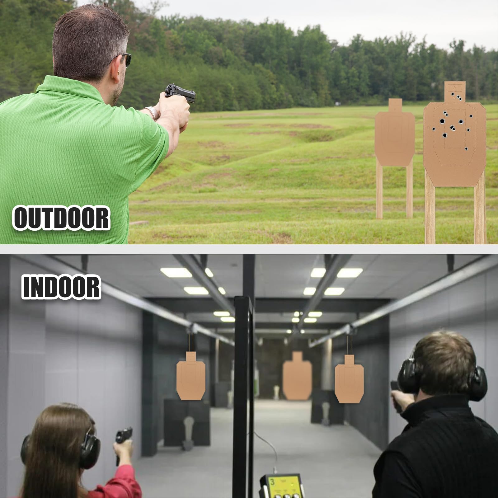 KIMSOFUNNY three-layer corrugated cardboard withstands extended shooting sessions.