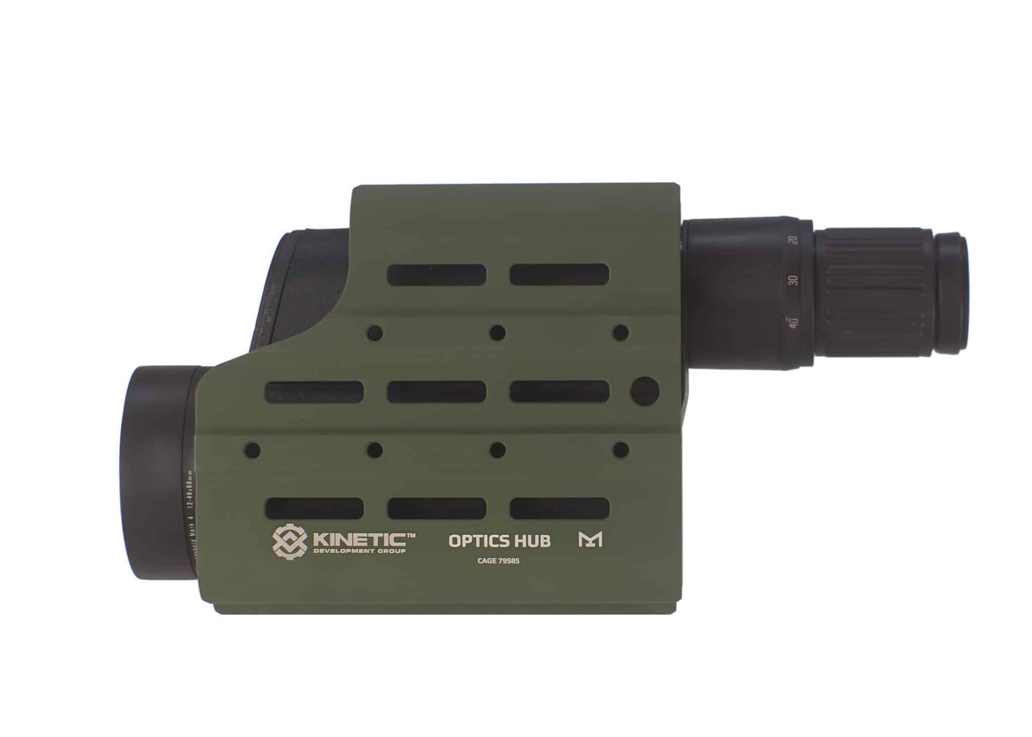 KDG Optics Hub Cerakote-coated aluminum provides durable field protection.