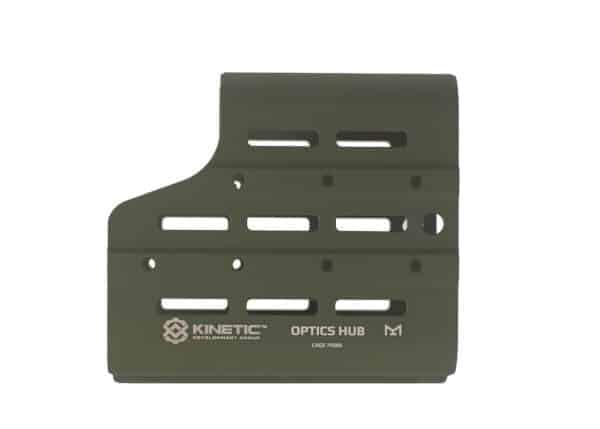 KDG Optics Hub green cover protects spotting scope from dust and weather.