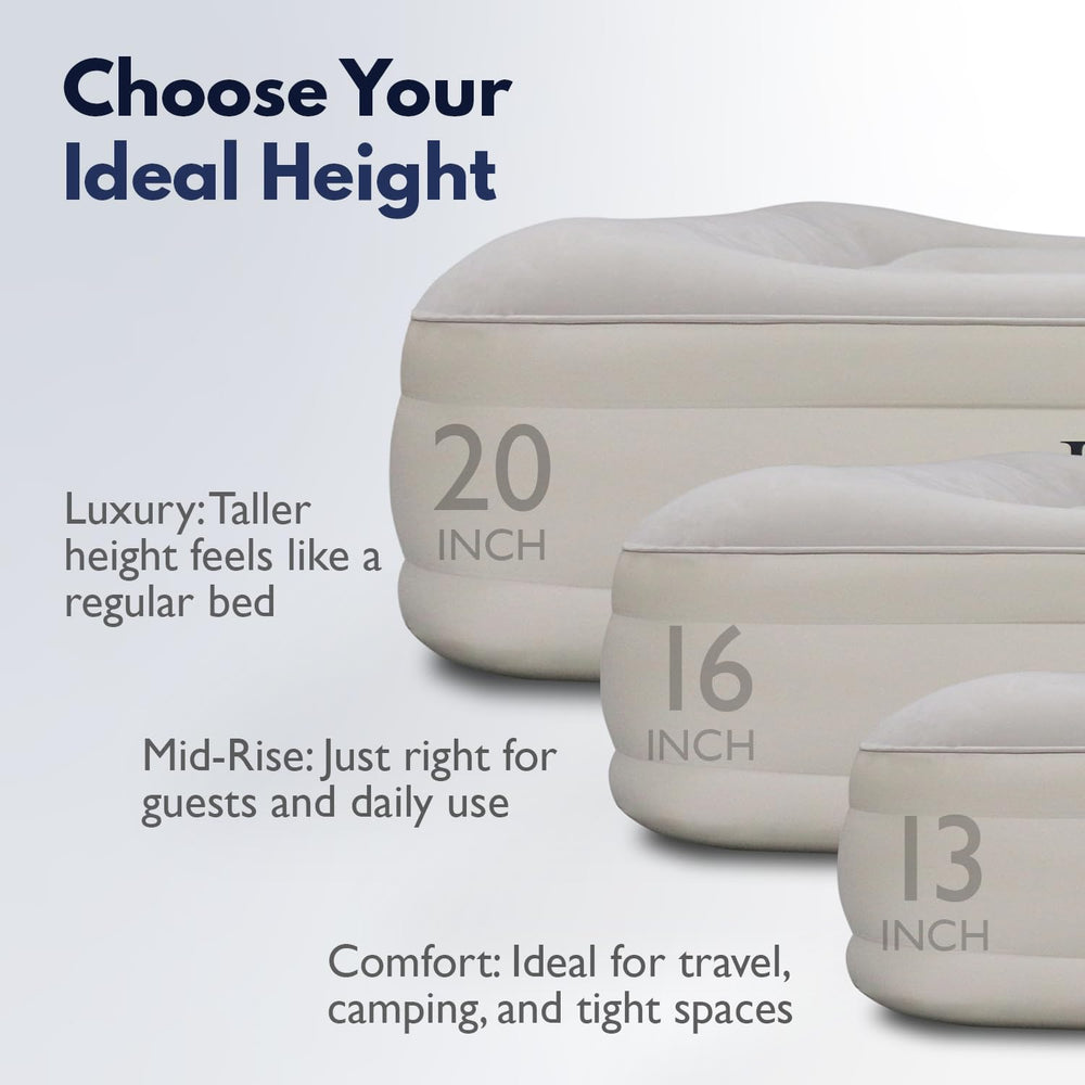 King Koil Luxury Queen Airbed adjustable-firmness supports personalized comfort