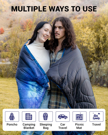 KingCamp blanket with oversized coverage suitable for two people