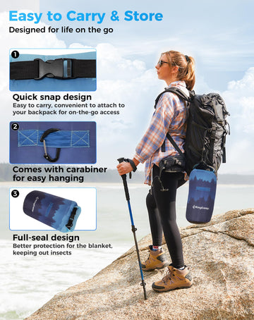 KingCamp wind-proof shell keeps you comfortable during stadium events