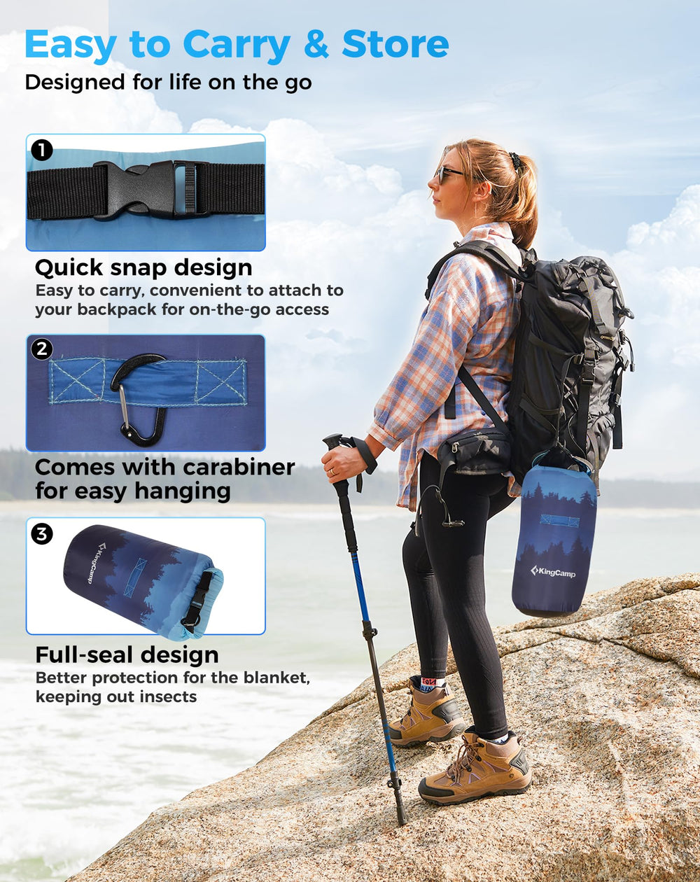 KingCamp wind-proof shell keeps you comfortable during stadium events
