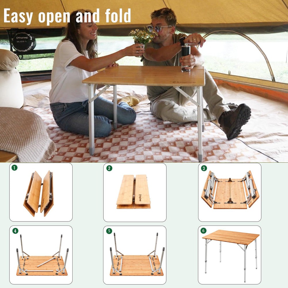 KingCamp carry bag made of 600D Oxford fabric for easy transport.