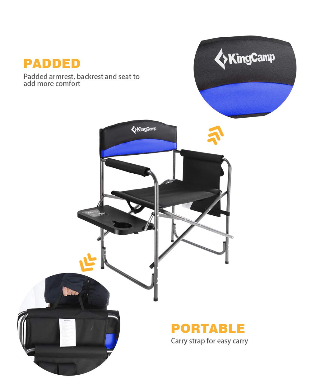 KingCamp compact foldable design stores quickly in tight spaces