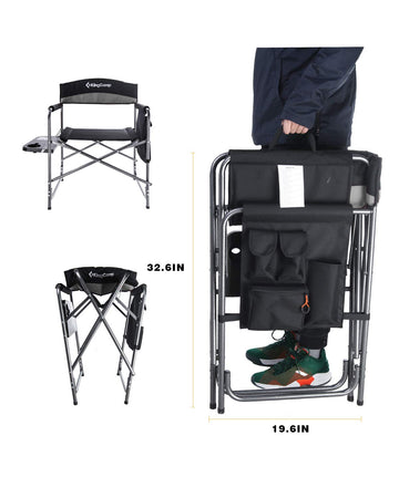KingCamp compact packed size fits easily in a backpack or trunk