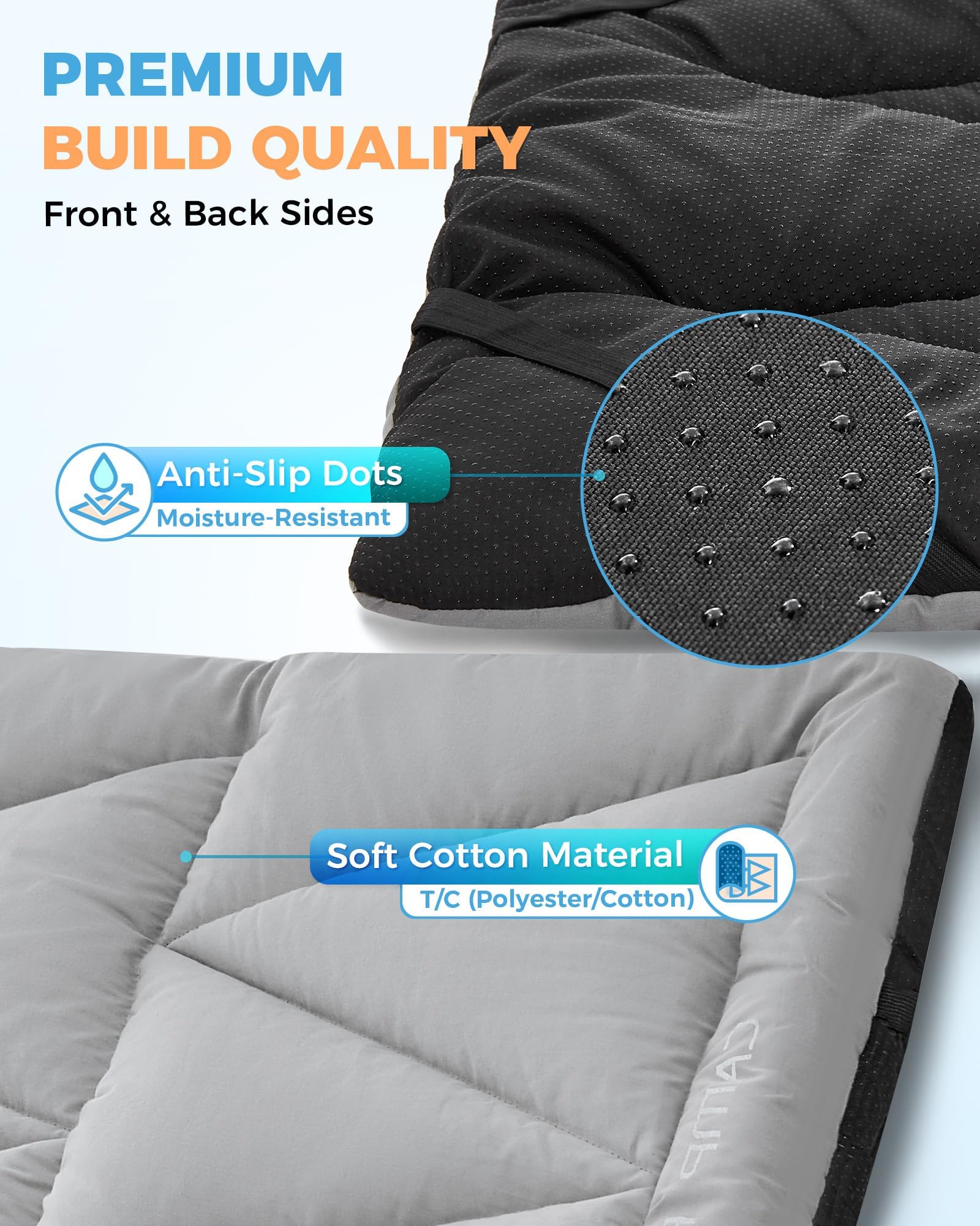 KingCamp cot-mattress-versatile-use-ground-pad showcases multi-use comfort beyond camping.