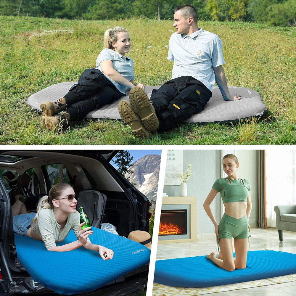 KingCamp dual valves enable quick inflation and deflation.