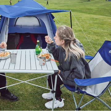 KingCamp durable heat-insulated handle protects hands while cooking.