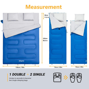 KingCamp durable outdoor shell resists wear for rugged outdoor use.