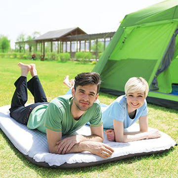 KingCamp pad with dual valves inflates quickly for faster setup