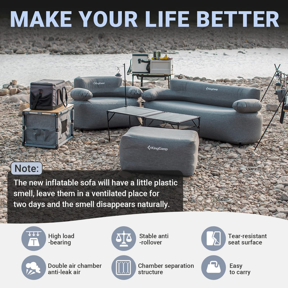 KingCamp eco friendly PVC inner liner REACH compliant for safer lounging