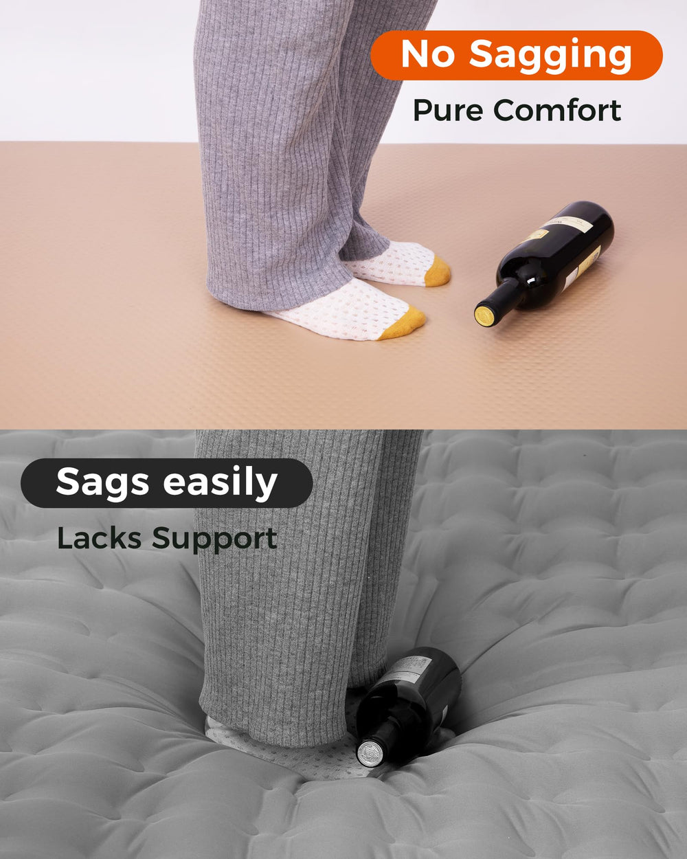 KingCamp FLEXIREST 5.0 doubles as a roomy sleeping pad for two