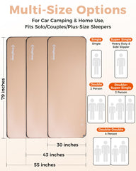Closeup of KingCamp FLEXIREST 5.0 drop-stitch fibers showing durable support
