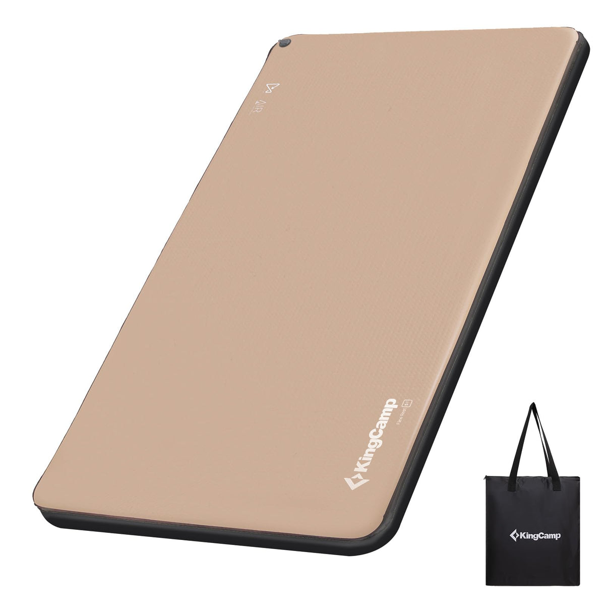 KingCamp FLEXIREST 5.0 sleeping pad in tent offering high-support comfort on uneven ground