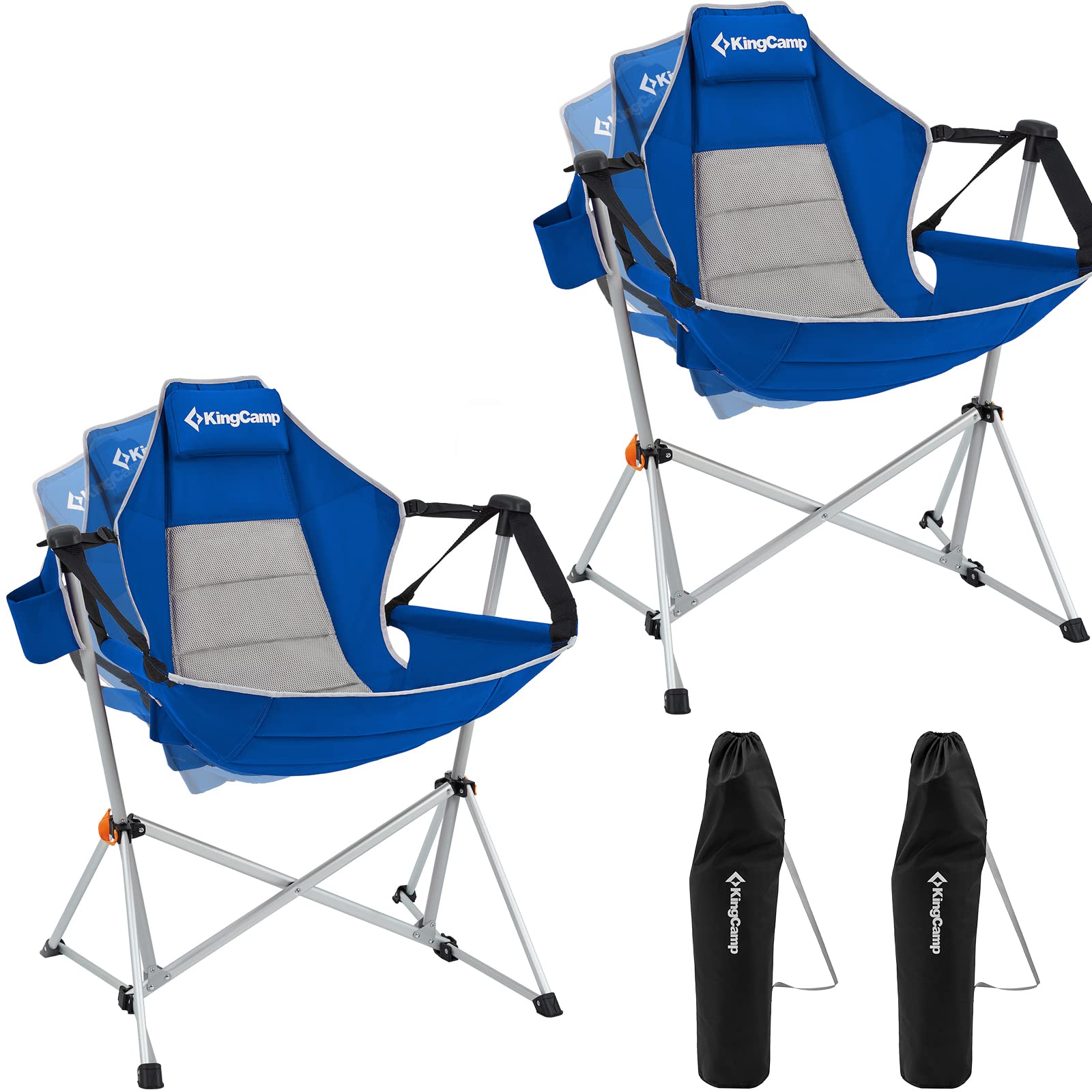 KingCamp Hammock Chair assembly demonstrates quick setup for outdoor use