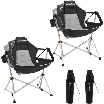 KingCamp hammock chair frame provides a stable, secure swing