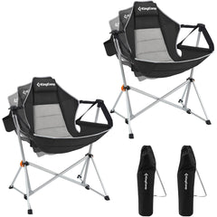 KingCamp hammock chair frame provides a stable, secure swing