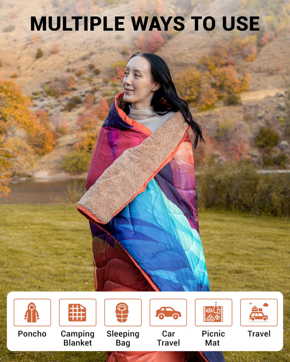 KingCamp washable fabric resists pet hair for easy care.