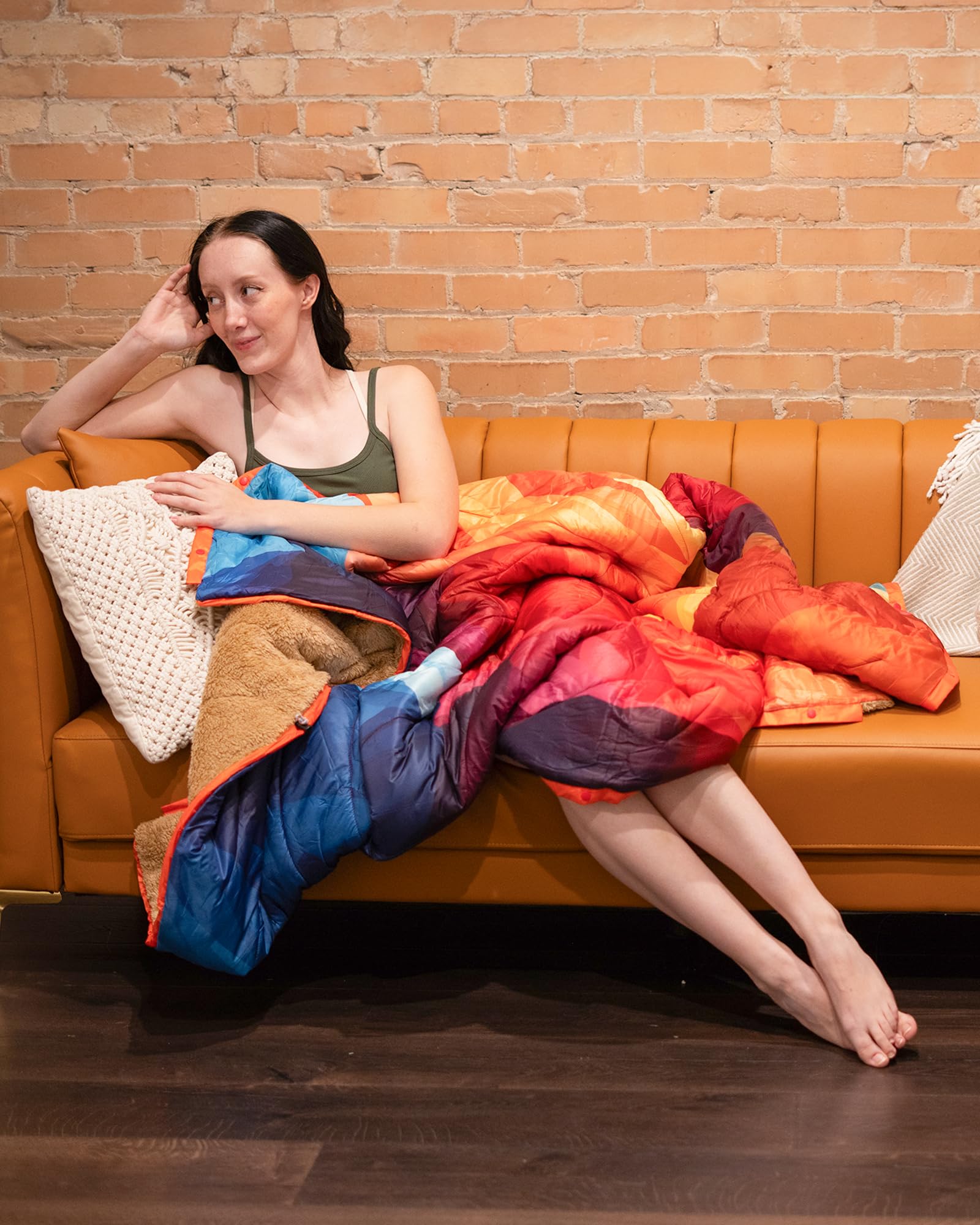 KingCamp blanket packable with stuff sack for travel ease.