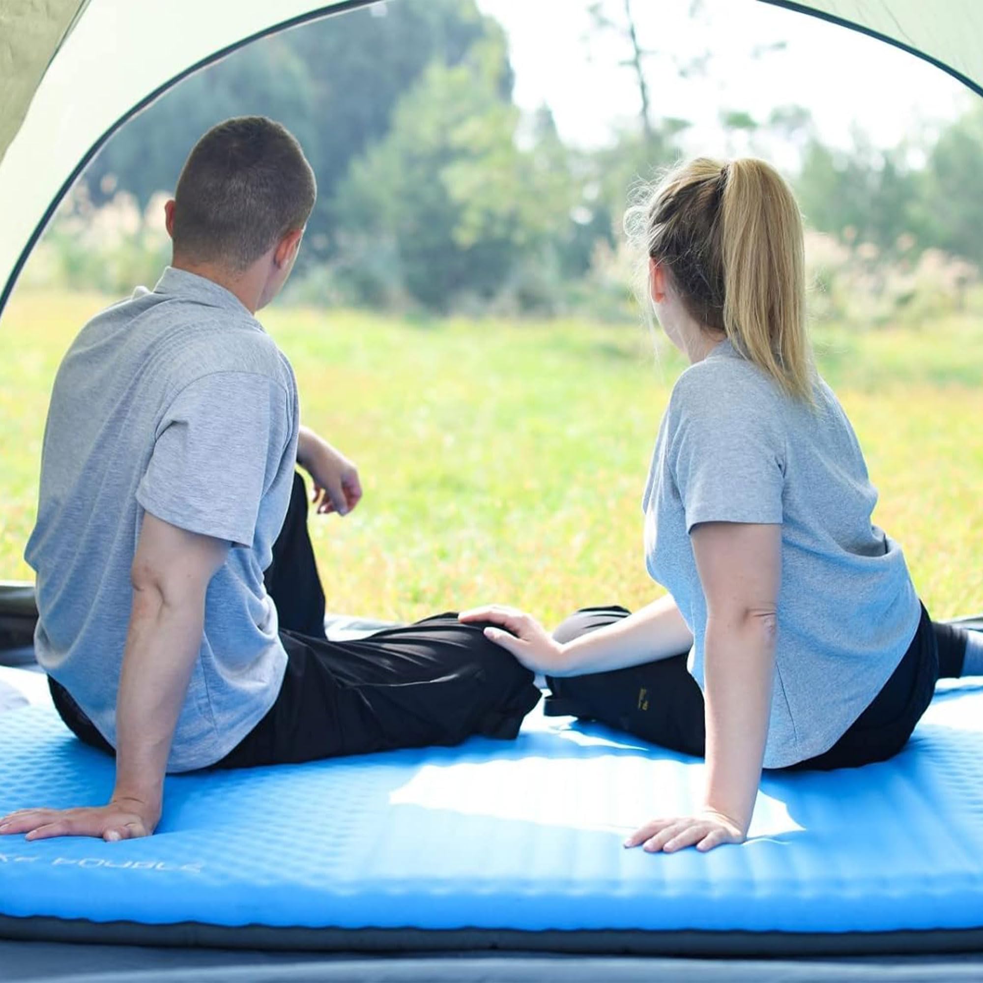 KingCamp lightweight 11.5 lb pad, easy to pack.