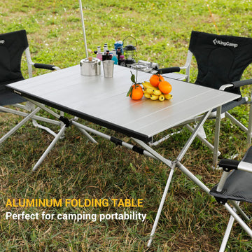 KingCamp lightweight aluminum frame portable design makes it easy to carry on hikes.