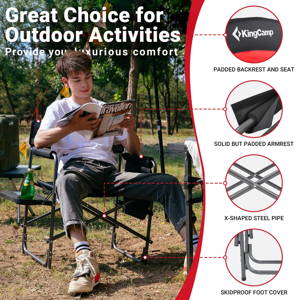 KingCamp in outdoor use scenarios like camping and tailgating