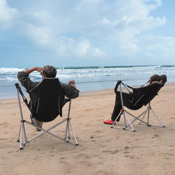 KingCamp green outdoor use shows versatile backyard or beach lounging