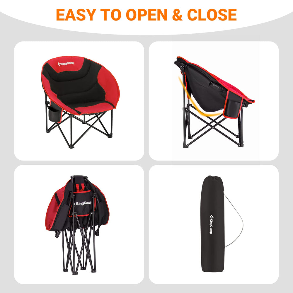 KingCamp portable carry bag simplifies transport and storage.