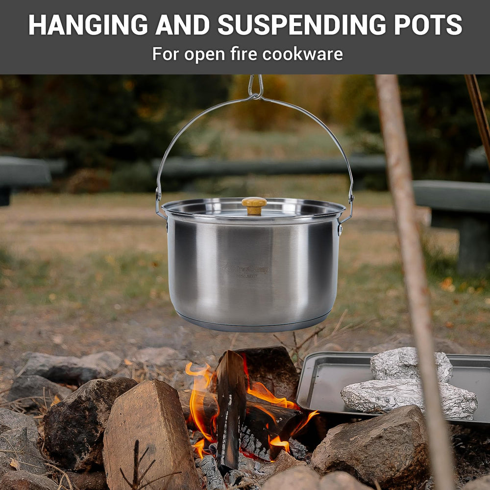 KingCamp pot and kettle travel tote ready for camping meals for 4-6.