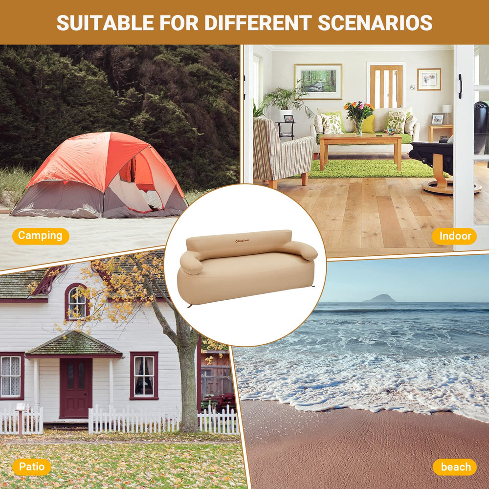KingCamp removable Oxford cover simplifies cleaning after outdoor adventures