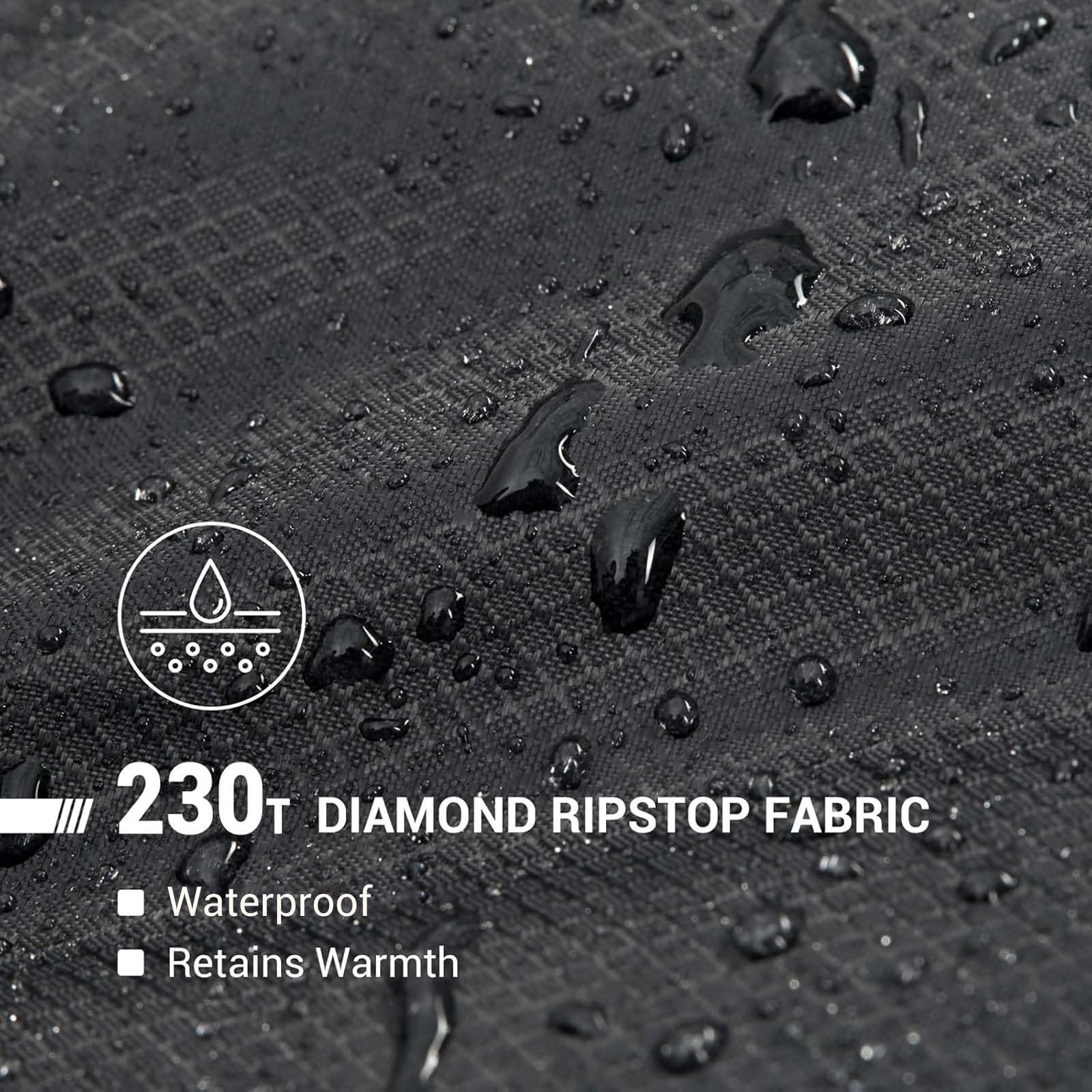 KingCamp XL hooded sleeping bag extended size supports generous sleeping space for one.