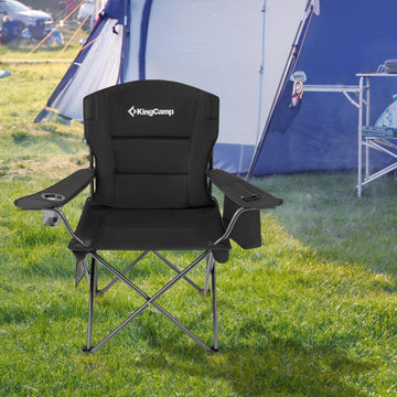 KingCamp two-pack setup provides shared seating at gatherings.