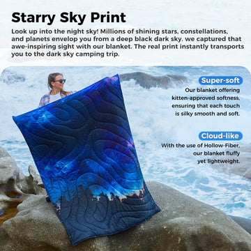 KingCamp ultralight blanket corner loops enable secure wear options.