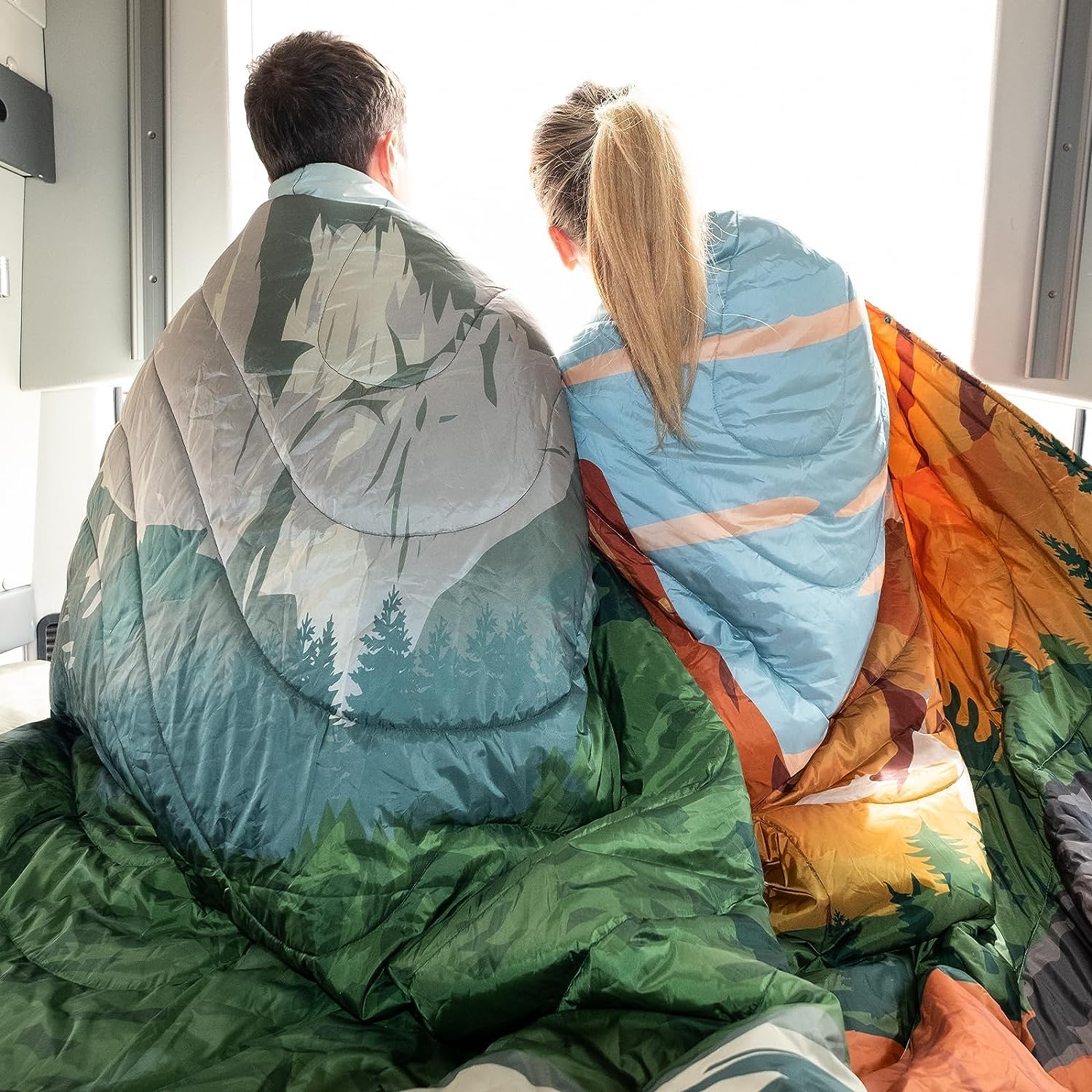 KingCamp ultralight blanket laid flat showing generous 78.7 by 57.1 inch coverage.