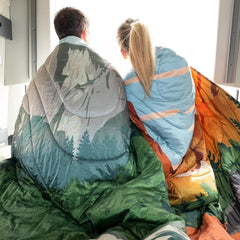 KingCamp ultralight blanket laid flat showing generous 78.7 by 57.1 inch coverage.