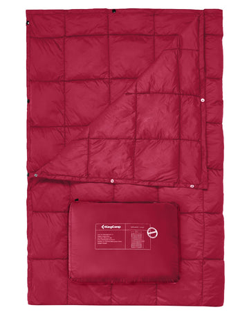 KingCamp ultralight blanket packable-compact shows portable design for travel.